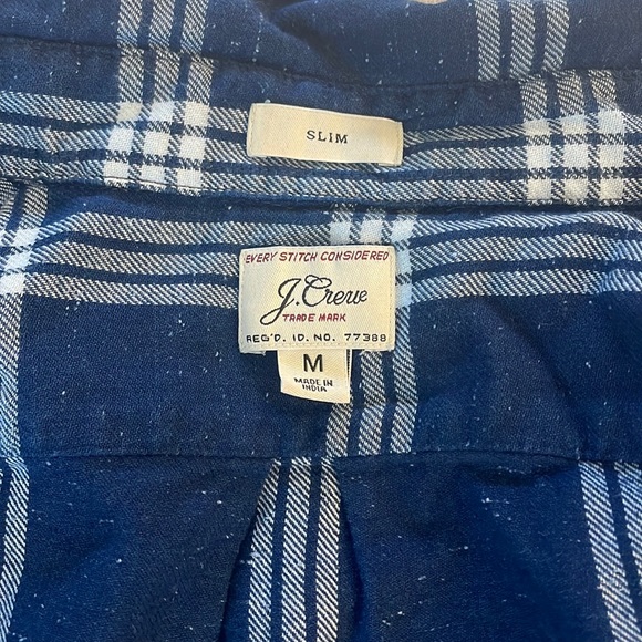 J Crew Slubby button Down Shirt - Picture 2 of 4